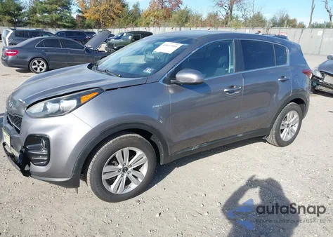 2017 Kia Sportage Lx из США, поврежденный, VIN KNDPMCACXH7297987